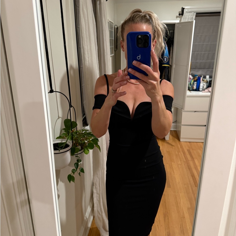 Nookie Black Strapless Dress
